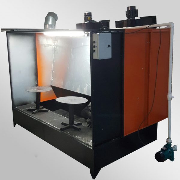 Su Perdeli Yaş Boya Kabini